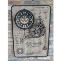 Product photograph of Gear Clock from Choice Furniture Superstore