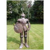 Product photograph of Large Rusty Suit Of Armour from Choice Furniture Superstore