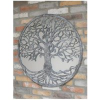 Product photograph of Tree Metal Mirror - Set Of 2 from Choice Furniture Superstore