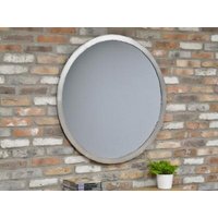 Product photograph of Metal Round Mirror from Choice Furniture Superstore