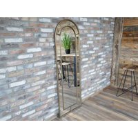 Product photograph of Metal Arch Mirror - 63cm X 180cm from Choice Furniture Superstore
