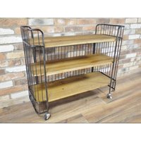 Product photograph of Dutch Wooden 3 Shelves Unit - 5219 from Choice Furniture Superstore