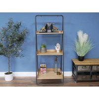 Product photograph of Dutch Wooden 3 Shelves Unit - 7469 from Choice Furniture Superstore