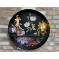 Product photograph of Dutch Round Shelf Wall Unit - Set Of 2 from Choice Furniture Superstore