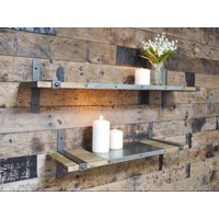 Product photograph of Dutch Wooden Large 2 Shelves Set Of 2 from Choice Furniture Superstore