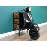 Product photograph of Dutch 3 Drawer Scooter Cabinet from Choice Furniture Superstore