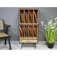 Product photograph of Dutch Fir Wood Small Retro Filing Cabinet from Choice Furniture Superstore