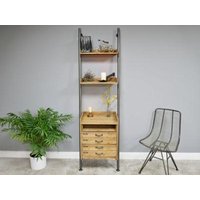 Product photograph of Dutch Multi Drawer Ladder Style Shelves from Choice Furniture Superstore