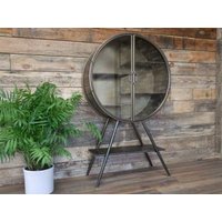 Product photograph of Dutch Round 2 Door Display Cabinet from Choice Furniture Superstore