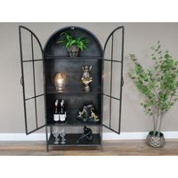 Product photograph of Dutch Metal 2 Door Large Display Cabinet from Choice Furniture Superstore