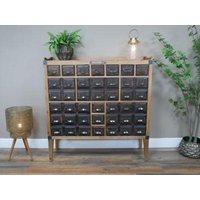 Product photograph of Dutch Wooden Multi Drawer With 2 Door Cabinet - 9209 from Choice Furniture Superstore