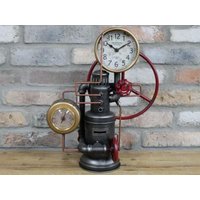Product photograph of Pipe Clock Coin Bank Set Of 2 from Choice Furniture Superstore