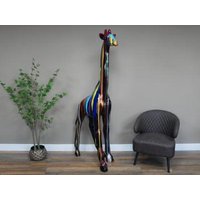 Product photograph of Large Multi Coloured Giraffe from Choice Furniture Superstore