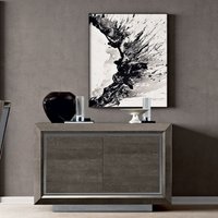 Product photograph of Modum Elite Silver Birch Italian Medium Buffet Sideboard from Choice Furniture Superstore