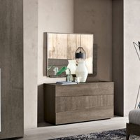 Product photograph of Modum Tekno Silver Birch Italian Single Dresser from Choice Furniture Superstore