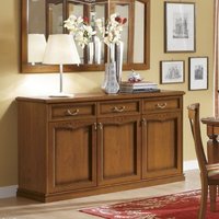 Product photograph of Camel Nostalgia Walnut Italian Large Buffet Sideboard from Choice Furniture Superstore