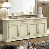 Product photograph of Camel Treviso White Ash Italian Extra Large Buffet Sideboard from Choice Furniture Superstore