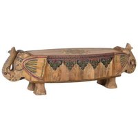 Product photograph of Taconite Hand-painted Mango Wood Bench from Choice Furniture Superstore