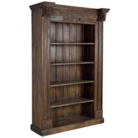 Product photograph of Naturita Mango Wood 4 Shelves Bookcase from Choice Furniture Superstore
