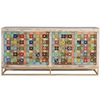 Product photograph of Koritza Mango Wood 4 Door Large Sideboard from Choice Furniture Superstore
