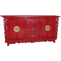 Product photograph of Lubesh Mango Wood 2 Door 3 Drawer Large Sideboard - 1685 from Choice Furniture Superstore