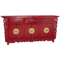 Product photograph of Lubesh Mango Wood 6 Door 3 Drawers Large Sideboard from Choice Furniture Superstore