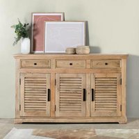Product photograph of Jaylene Mango Wood Large 3 Door Sideboard - 150cm from Choice Furniture Superstore