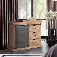 Product photograph of Irondale Industrial Mango Wood Medium Sideboard - 100cm from Choice Furniture Superstore