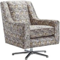 Product photograph of Westerly Fabric Accent Swivel Chair from Choice Furniture Superstore