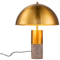 Product photograph of Crisal Decoracion Gold Metal Marble Table Lamp from Choice Furniture Superstore