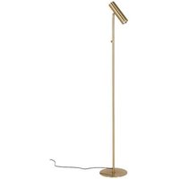 Product photograph of Yacolt Brass Steel Floor Lamp from Choice Furniture Superstore