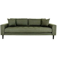 Product photograph of Datto Dark Green Fabric 3 Seater Sofa from Choice Furniture Superstore
