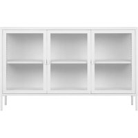 Product photograph of Nondalton White 140cm Sideboard - 3 Door from Choice Furniture Superstore