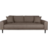 Product photograph of Datto Brown Fabric 3 Seater Sofa from Choice Furniture Superstore