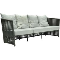Product photograph of Skyline Milano Dark Grey Outdoor 3 Seater Sofa from Choice Furniture Superstore