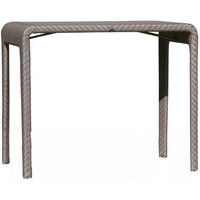 Product photograph of Skyline Journey Walnut Weave Outdoor Bar Table from Choice Furniture Superstore