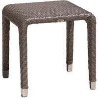 Product photograph of Skyline Journey Walnut Weave Outdoor Side Table from Choice Furniture Superstore