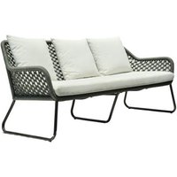 Product photograph of Skyline Kona Anthracite Rattan Outdoor 3 Seater Sofa from Choice Furniture Superstore