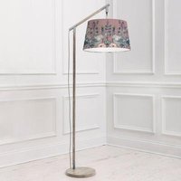 Product photograph of Voyage Maison Ahura Quintus Taper And Quintus Grey And Mauve Complete Floor Lamp from Choice Furniture Superstore