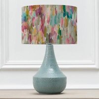 Product photograph of Voyage Maison Azima Eva Agri Teal And Lotus Complete Table Lamp from Choice Furniture Superstore