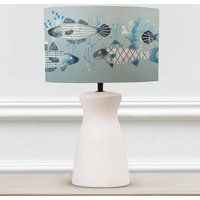 Product photograph of Voyage Maison Barbeau Eva Albury Ecru And Seafoam Complete Table Lamp from Choice Furniture Superstore
