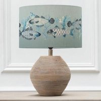 Product photograph of Voyage Maison Barbeau Eva Cerys White And Seafoam Complete Table Lamp from Choice Furniture Superstore