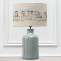 Product photograph of Voyage Maison Come By Eva Elspeth Duck And Linen Complete Table Lamp from Choice Furniture Superstore