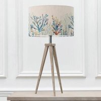 Product photograph of Voyage Maison Coral Reef Eva Aratus Grey And Cobalt Complete Floor Lamp from Choice Furniture Superstore