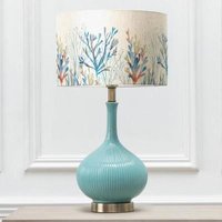 Product photograph of Voyage Maison Coral Reef Eva Ursula Aqua And Cobalt Complete Table Lamp from Choice Furniture Superstore