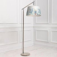 Product photograph of Voyage Maison Coral Reef Quintus Taper And Quintus Grey And Cobalt Complete Floor Lamp from Choice Furniture Superstore