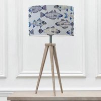 Product photograph of Voyage Maison Cove Eva Aratus Grey And Cobalt Complete Table Lamp from Choice Furniture Superstore