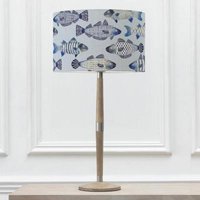 Product photograph of Voyage Maison Cove Eva Solensis Grey And Cobalt Complete Table Lamp from Choice Furniture Superstore