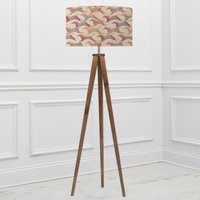 Product photograph of Voyage Maison Dakota Eva Aratus Nut And Sand Complete Floor Lamp from Choice Furniture Superstore