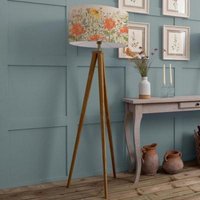 Product photograph of Voyage Maison Delamere Eva Aratus Linen Complete Floor Lamp from Choice Furniture Superstore